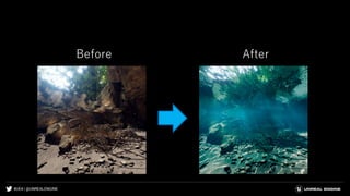 #UE4 | @UNREALENGINE
Before After
 