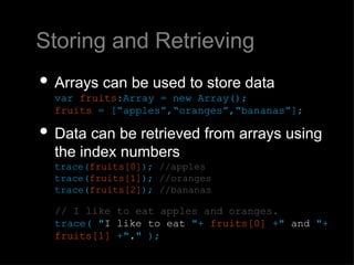 Artdm170 Week10 Arrays Math | PPT