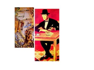 As novas correntes artísticas chegam aPortugal com muita dificuldade. Foi o pintor Amadeu de Sousa Cardosoque trouxe de Paris as influências docubismo, futurismo e abstraccionismo.Conjuntamente com Santa - Rita eAlmada Negreiros lançam o movimentoModernista Português.