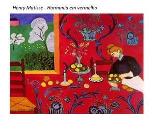 Henry Matisse - Harmonia em vermelho <br />