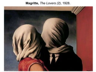 Os Amantes - 1928 - Magritte <br />