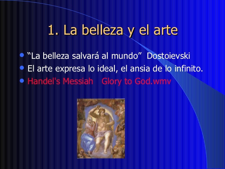 La belleza y el arte