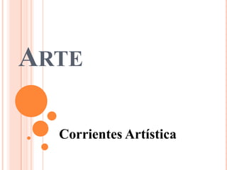 ARTE

  Corrientes Artística
 
