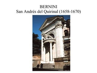 BERNINI San Andrés del Quirinal (1658-1670) 