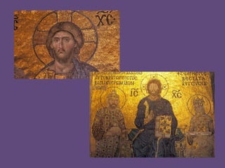 LA EMPERATRIZ TEODORA Y SU CORTE(MOSAICO DE SAN VITAL, RÁVENA)