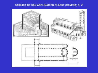 BASÍLICA DE SAN APOLINAR EN CLASSE (RÁVENA) S. VI 