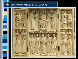 TRÍPTICO HARBAVILLE. S. X. LOUVRE
 