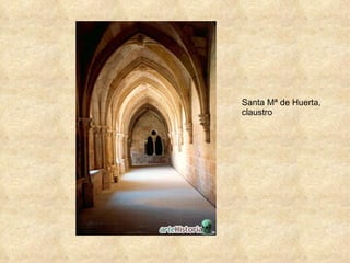 Santa Mª de Huerta, claustro 