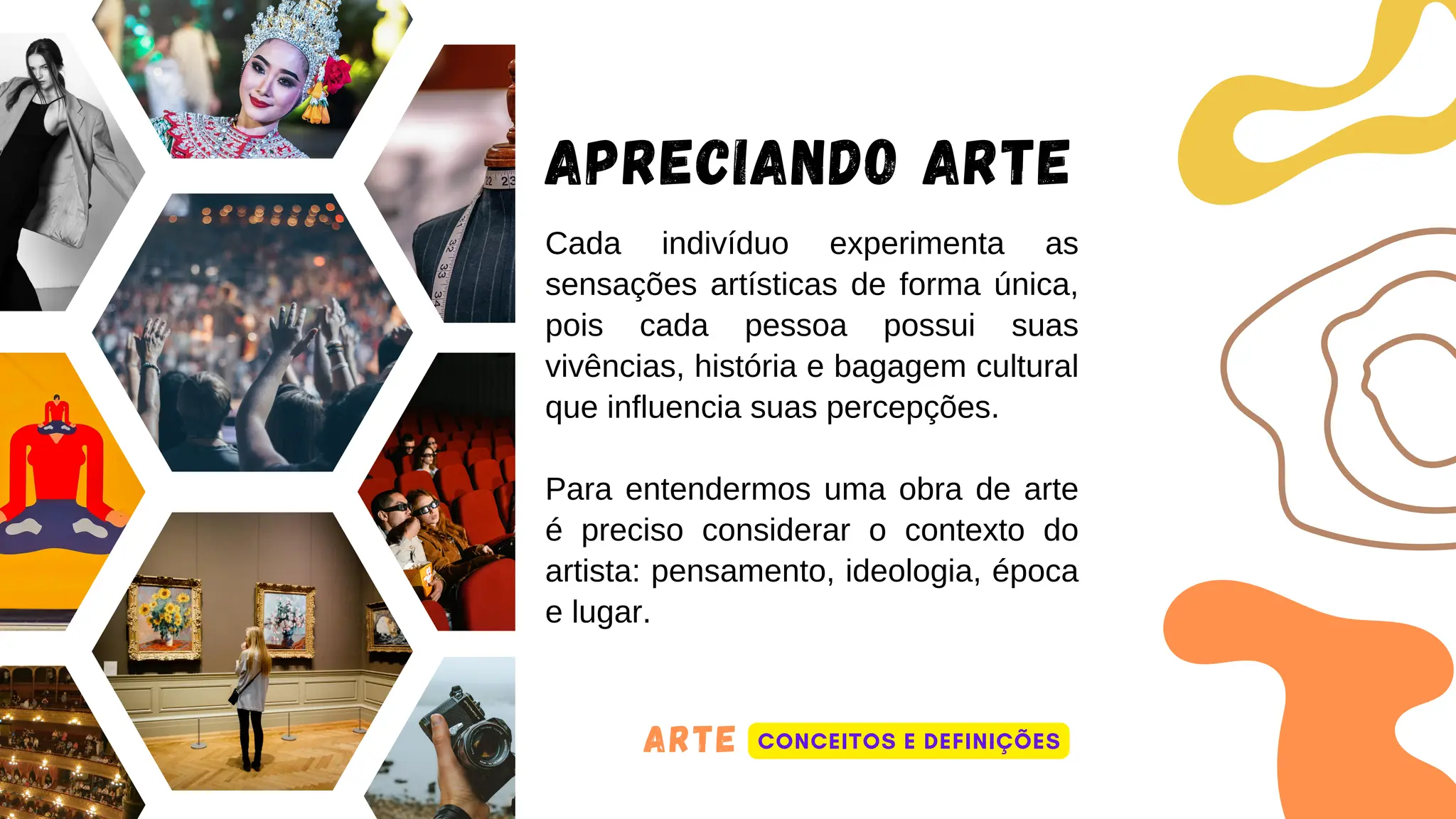 ARTE - Conceitos básicos e definições. Estudo introdutório de Artes ...