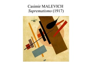 Casimir MALEVICH  Suprematismo  (1917) 