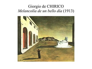 Giorgio de CHIRICO Melancolía de un bello día  (1913) 