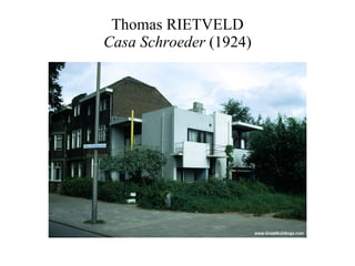 Thomas RIETVELD Casa Schroeder  (1924) 