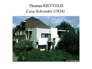 Thomas RIETVELD Casa Schroeder  (1924)   