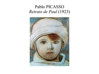 Pablo PICASSO Retrato de Paul  (1923) 