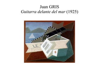 Juan GRIS Guitarra delante del mar  (1925) 