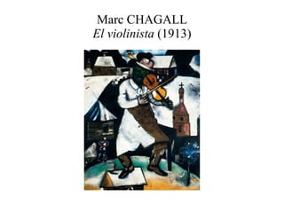 Marc CHAGALL El violinista  (1913) 
