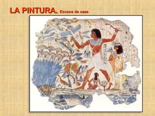 LA PINTURA. Escena de caza
