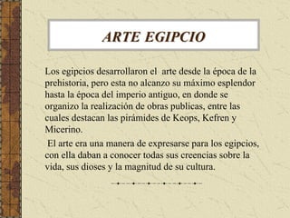 Arte Egipcio 