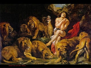 Daniel in the Lion's Den - Rubens 