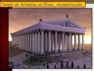 Templo de Artemisa en Éfeso, reconstrucción