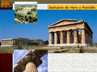 Santuario de Hera y Poseidón en Paestum.
