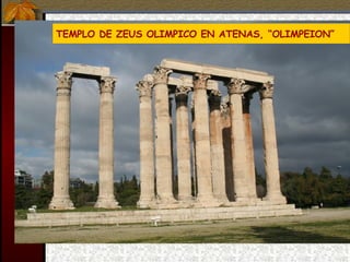 TEMPLO DE ZEUS OLIMPICO EN ATENAS, “OLIMPEION”