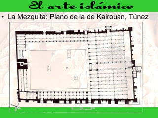 La Mezquita: Plano de la de Kairouan, Túnez 