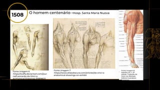 1508
O homem centenário -Hosp. Santa Maria Nuova
Fonte imagem 6
:https://sraffa.deviantart.com/jour
nal/Leonardo-da-Vinci-s-
Anatomical-Drawings-315818622
Fonte imagem 7
:https://www.atlasobscura.com/articles/da-vinci-s-
anatomical-drawings-on-exhibit
O Equívoco de Da Vinci
Fonte imagem 8:
Sobotta vol. 1, ,21ª
edição. Tradução de
Ilma Lins Weneek,
Editora Guanabara
koogan
 