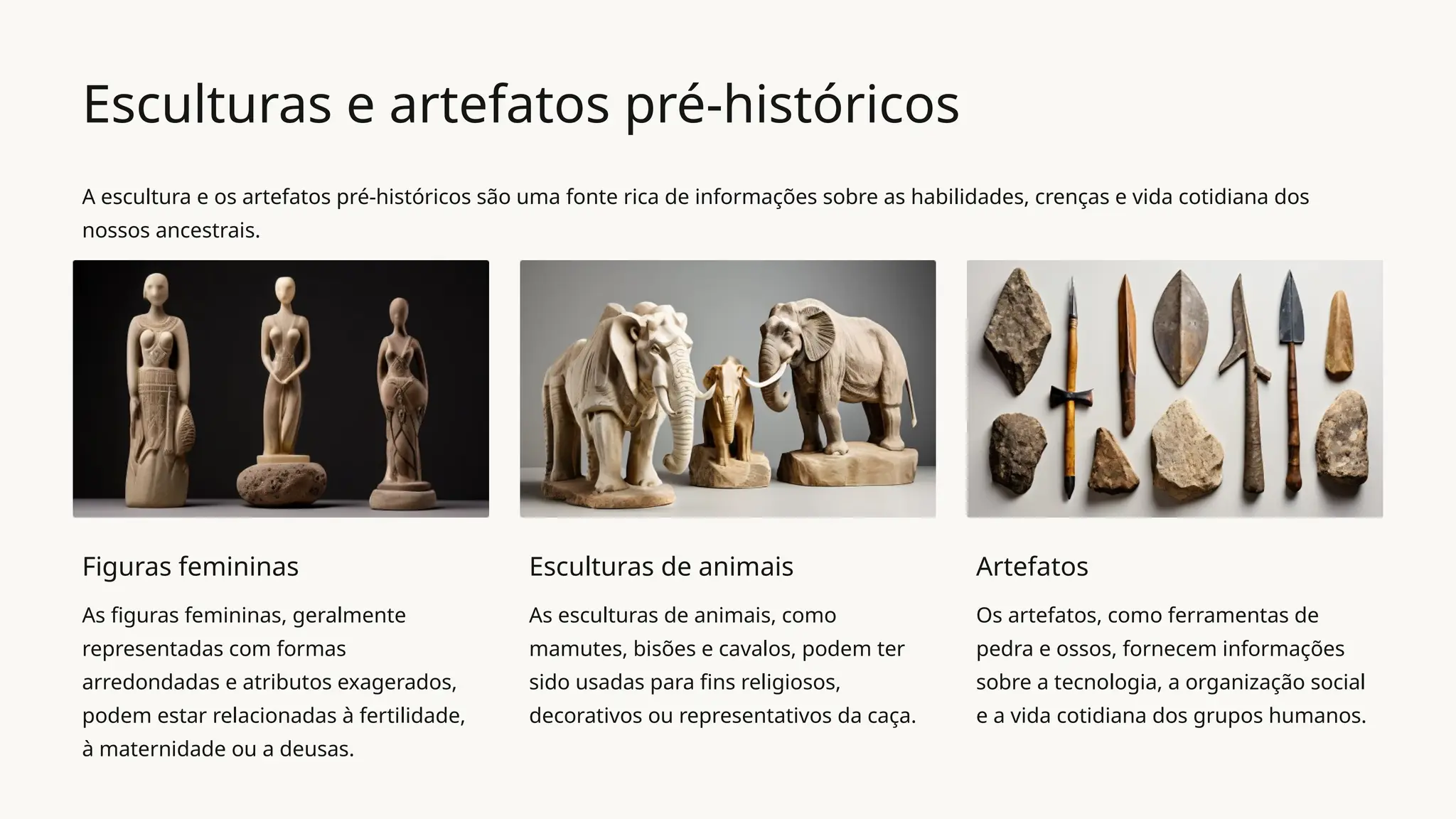 Arte na Pré-História, Arte rupestre e demais movimentos | PPT