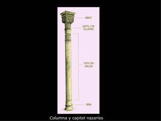 Columna y capitel nazaríes 