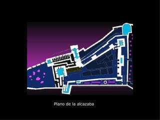 Plano de la alcazaba 