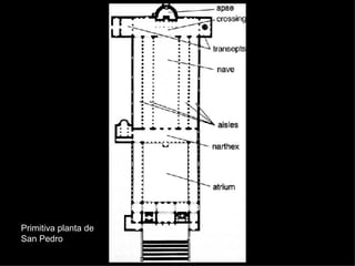 Primitiva planta de San Pedro 