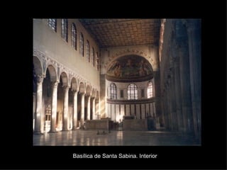 Basílica de Santa Sabina. Interior 