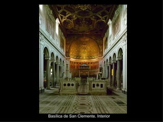 Basílica de San Clemente. Interior 