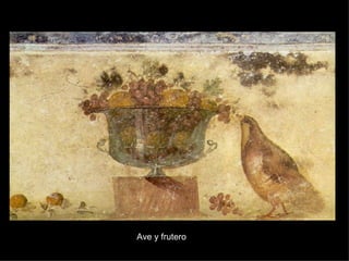 Ave y frutero 