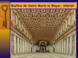 Basílica de Santa María la Mayor, interior 