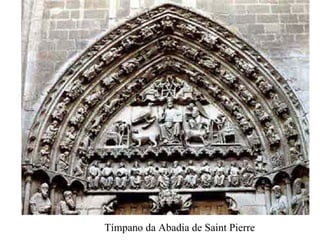 Tímpano da Abadia de Saint Pierre                                                   