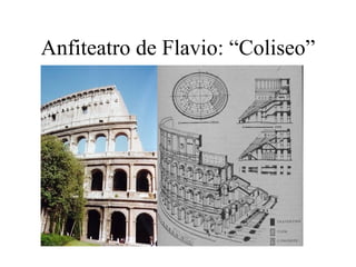 Anfiteatro de Flavio: “Coliseo”