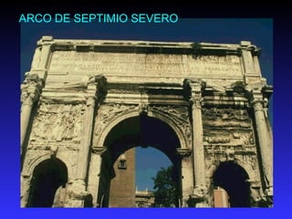 ARCO DE SEPTIMIO SEVERO 