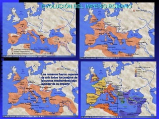 EVOLUCIÓN DEL IMPERIO ROMANO 