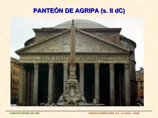 PANTEÓN DE AGRIPA (s. II dC)
