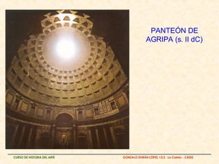 PANTEÓN DE AGRIPA (s. II dC)