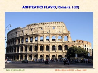 ANFITEATRO FLAVIO, Roma (s. I dC)