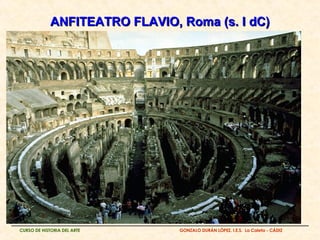 ANFITEATRO FLAVIO, Roma (s. I dC)