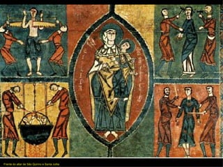 Frente do altar de São Quirino e Santa Julita 