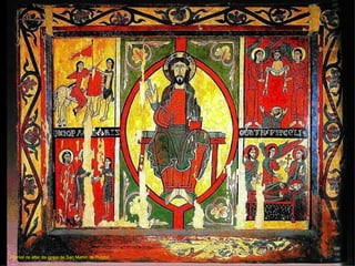 Frontal de altar da igreja de San Martín de Puigbó 