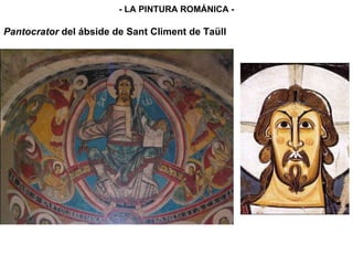 Pantocrator  del ábside de Sant Climent de Taüll - LA PINTURA ROMÁNICA - 