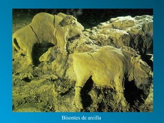 Bisontes de arcilla . 
