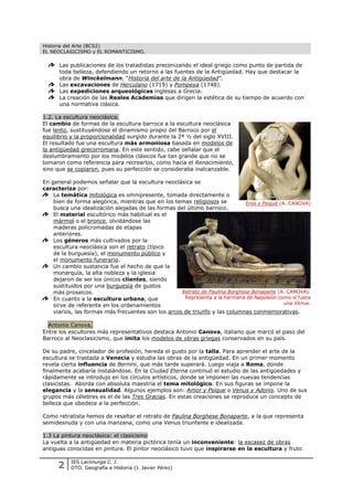 Historia del Arte (BCS2)
EL NEOCLASICISMO y EL ROMANTICISMO.

      Las publicaciones de los tratadistas preconizando el i...