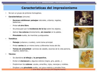 Historia del Arte (BCS2): IMPRESIONISMO y POSTIMPRESIONISMO
                           Historia del Arte (BCS2): IMPRESION...